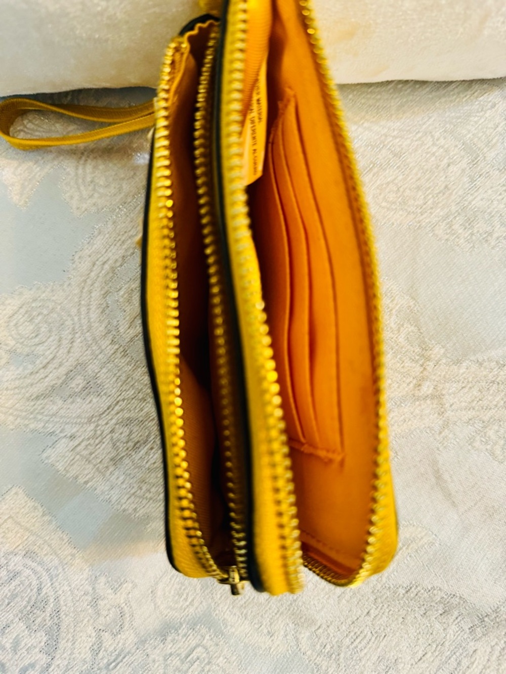 a new day Yellow Floral Studded Wristlet Clutch - Picture 4 of 5
